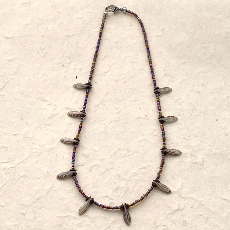 Laser Glass Bead Necklace