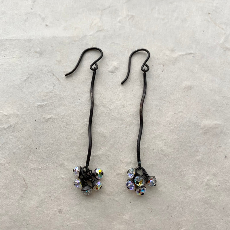 Swarovski Cluster Drop Earrings